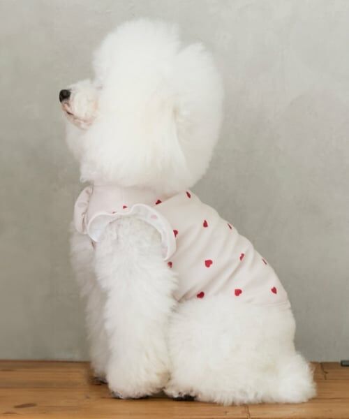 petit main / プティマイン ハンカチ | 【DOG】【SWIM】肩フリル柄タンク | 詳細3