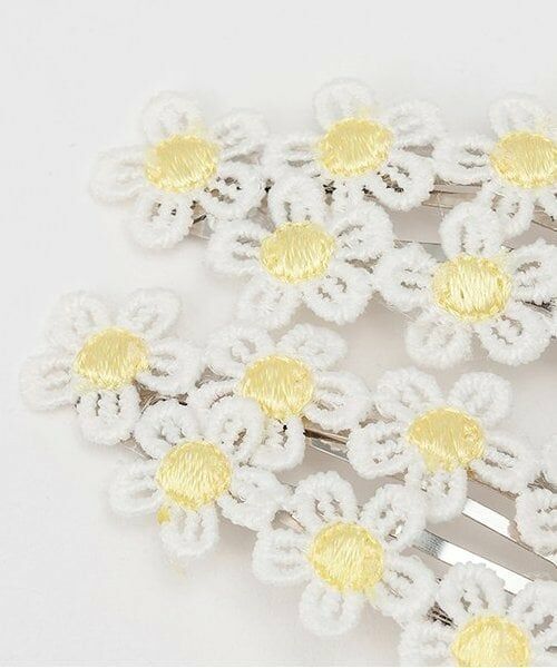 petit main / プティマイン ヘアピン | 花レースヘアピン/L | 詳細3