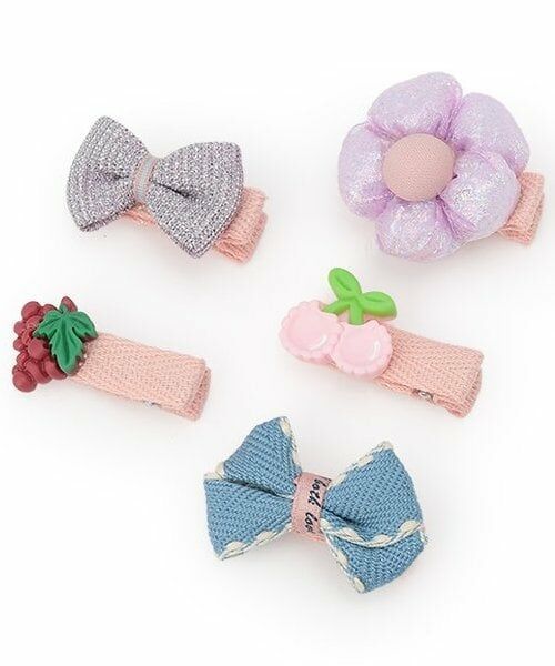 petit main / プティマイン ヘアピン | ヘアクリップセット/L（ピンク）