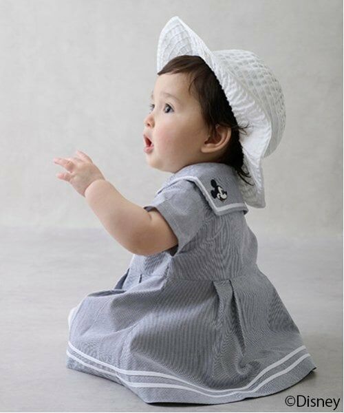 petit main / プティマイン ベビー・キッズウエア | 【Disney】セーラーOPセットアップ | 詳細4