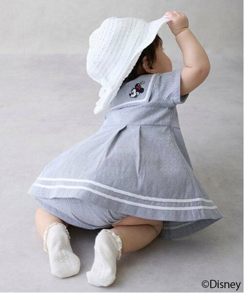 petit main / プティマイン ベビー・キッズウエア | 【Disney】セーラーOPセットアップ | 詳細5