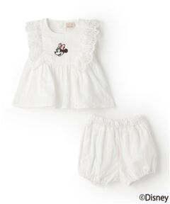 petit main / プティマイン ベビー・キッズウエア | 【Disney】肩フリルチュニックセットアップ
