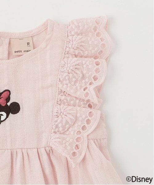 petit main / プティマイン ベビー・キッズウエア | 【Disney】肩フリルチュニックセットアップ | 詳細12