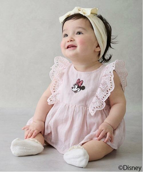 petit main / プティマイン ベビー・キッズウエア | 【Disney】肩フリルチュニックセットアップ | 詳細2
