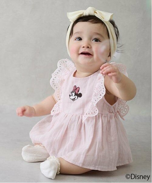 petit main / プティマイン ベビー・キッズウエア | 【Disney】肩フリルチュニックセットアップ | 詳細3