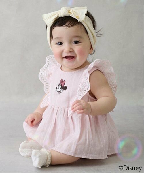 petit main / プティマイン ベビー・キッズウエア | 【Disney】肩フリルチュニックセットアップ | 詳細4