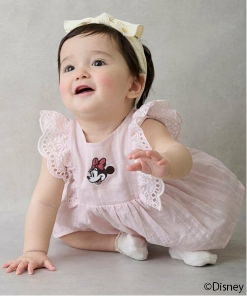 petit main / プティマイン ベビー・キッズウエア | 【Disney】肩フリルチュニックセットアップ | 詳細5