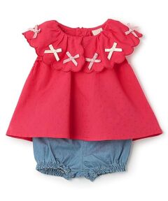 petit main / プティマイン ベビー・キッズウエア | リボンチュニックセットアップ