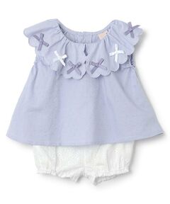 petit main / プティマイン ベビー・キッズウエア | リボンチュニックセットアップ