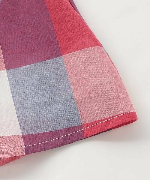 petit main / プティマイン ロンパース | 【リンク】マドラスチェックOPロンパース | 詳細9