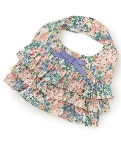 petit main / プティマイン スタイ・ビブ | 花柄切替ティアードスタイ