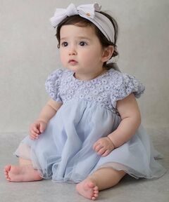 petit main / プティマイン ロンパース | 【リンク】チュールレースOPロンパース