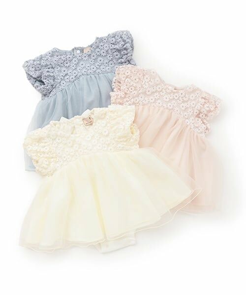 petit main / プティマイン ロンパース | 【リンク】チュールレースOPロンパース | 詳細15