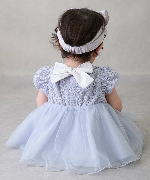 petit main / プティマイン ロンパース | 【リンク】チュールレースOPロンパース | 詳細2