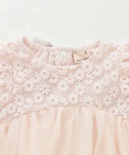 petit main / プティマイン ロンパース | 【リンク】チュールレースOPロンパース | 詳細7