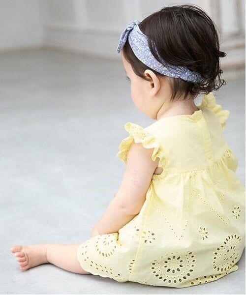 petit main / プティマイン ロンパース | 【リンク】オーバーレースOPロンパース | 詳細1