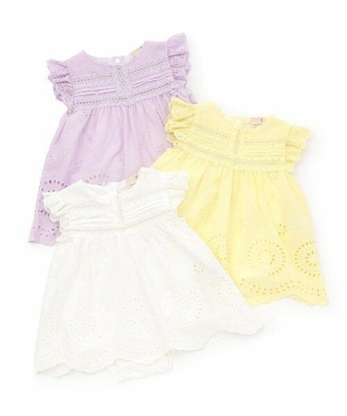 petit main / プティマイン ロンパース | 【リンク】オーバーレースOPロンパース | 詳細11