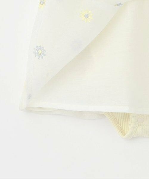petit main / プティマイン ロンパース | 【リンク】花刺しゅう半袖ワンピース(ベビー) | 詳細6