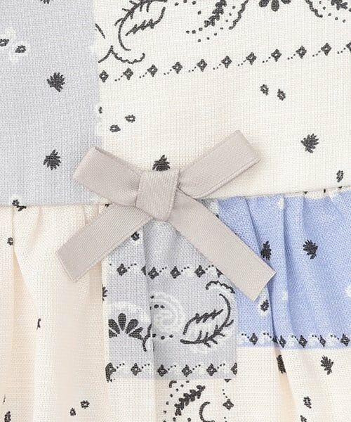 petit main / プティマイン ロンパース | 【リンク】花柄シャーリングワンピース(ベビー) | 詳細14