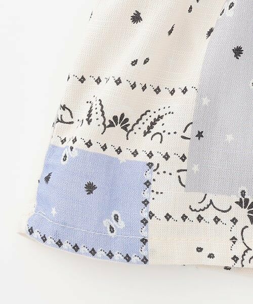 petit main / プティマイン ロンパース | 【リンク】花柄シャーリングワンピース(ベビー) | 詳細16