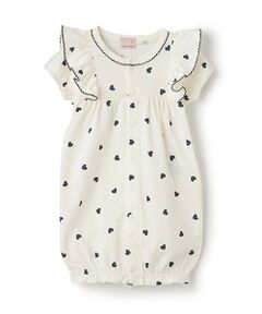 petit main / プティマイン ロンパース | 【弱酸性】肩フリル2WAYオールSS