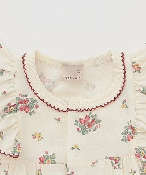 petit main / プティマイン ロンパース | 【弱酸性】肩フリル2WAYオールSS | 詳細3