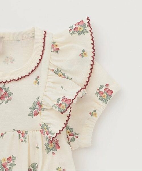 petit main / プティマイン ロンパース | 【弱酸性】肩フリル2WAYオールSS | 詳細4