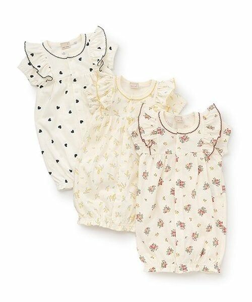 petit main / プティマイン ロンパース | 【弱酸性】肩フリル2WAYオールSS | 詳細9