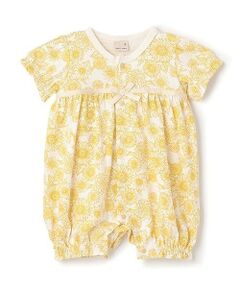 petit main / プティマイン ロンパース | アソート胸切替カバーオール