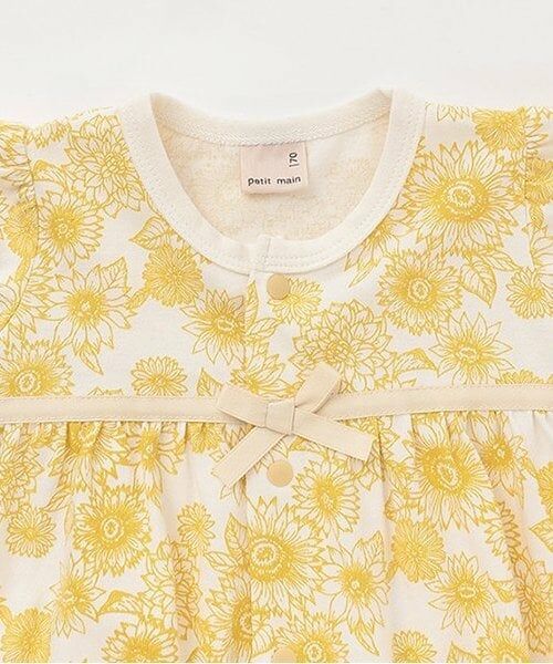 petit main / プティマイン ロンパース | アソート胸切替カバーオール | 詳細2