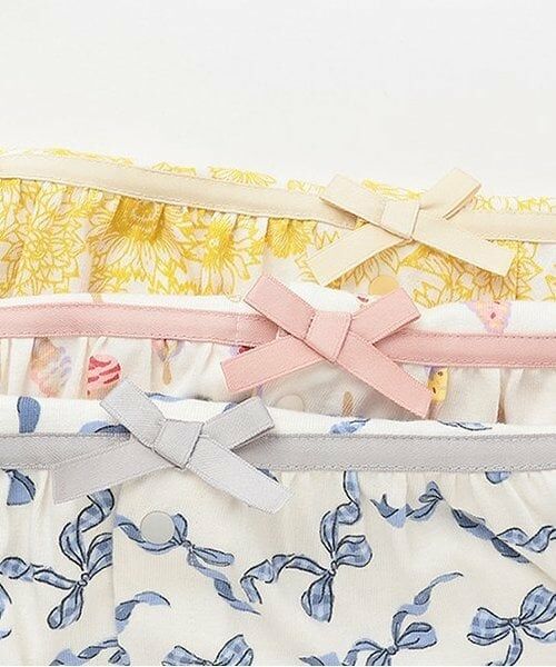 petit main / プティマイン ロンパース | アソート胸切替カバーオール | 詳細3