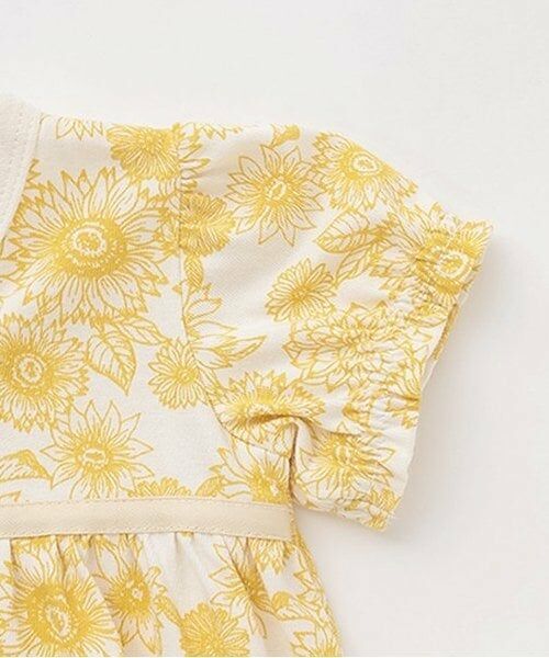 petit main / プティマイン ロンパース | アソート胸切替カバーオール | 詳細4