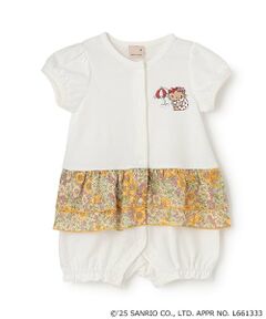 petit main / プティマイン ロンパース | 【サンリオキャラクターズ】切替フリルカバーオール