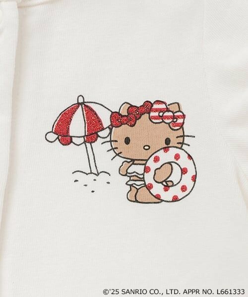 petit main / プティマイン ロンパース | 【サンリオキャラクターズ】切替フリルカバーオール | 詳細3