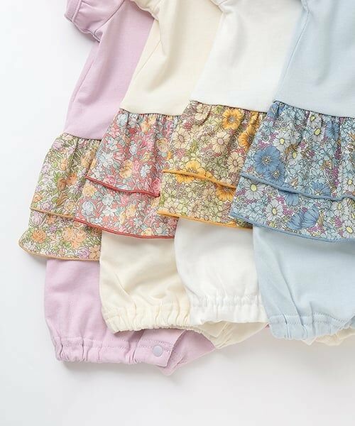 petit main / プティマイン ロンパース | 【サンリオキャラクターズ】切替フリルカバーオール | 詳細8