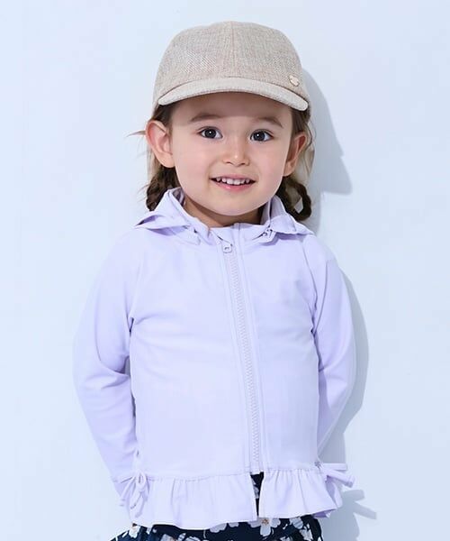 petit main / プティマイン 水着・スイムグッズ | 【SWIM】フリルラッシュガード | 詳細1