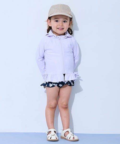 petit main / プティマイン 水着・スイムグッズ | 【SWIM】フリルラッシュガード | 詳細2