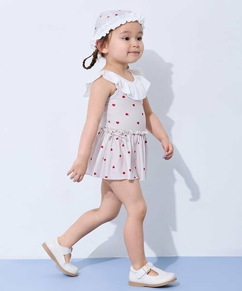 petit main / プティマイン 水着・スイムグッズ | 【SWIM】フリルワンピース水着 | 詳細1