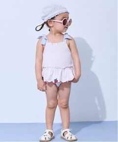 petit main / プティマイン 水着・スイムグッズ | 【SWIM】いちごペプラムワンピース水着