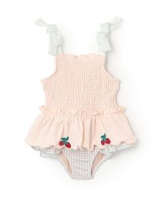 petit main / プティマイン 水着・スイムグッズ | 【SWIM】いちごペプラムワンピース水着