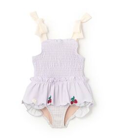 petit main / プティマイン 水着・スイムグッズ | 【SWIM】いちごペプラムワンピース水着