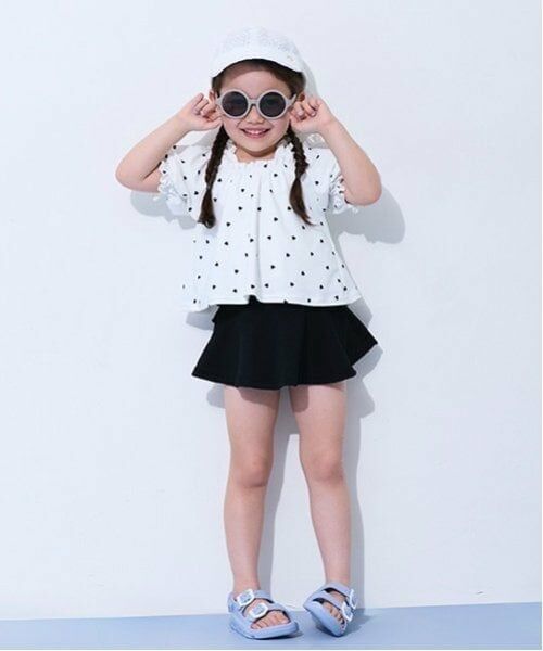 petit main / プティマイン 水着・スイムグッズ | 【SWIM】ハートパフスリーブタンキニ（アイボリー）