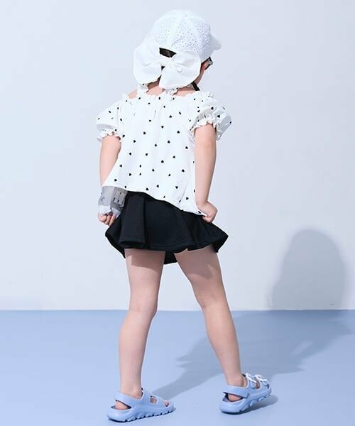 petit main / プティマイン 水着・スイムグッズ | 【SWIM】ハートパフスリーブタンキニ | 詳細1