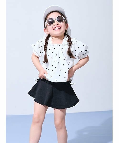 petit main / プティマイン 水着・スイムグッズ | 【SWIM】ハートパフスリーブタンキニ | 詳細2