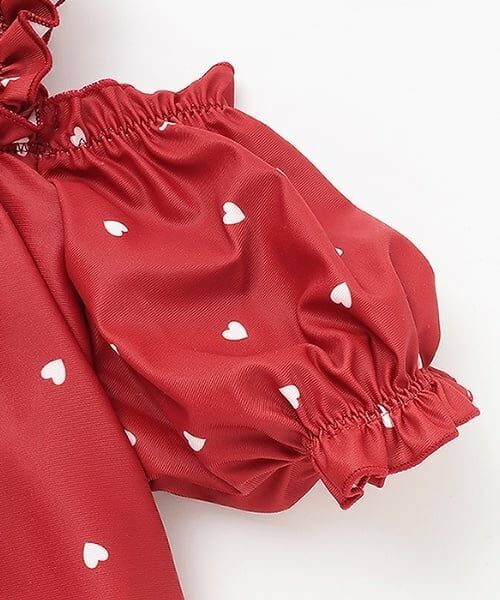 petit main / プティマイン 水着・スイムグッズ | 【SWIM】ハートパフスリーブタンキニ | 詳細7