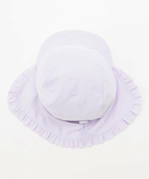 petit main / プティマイン 水着・スイムグッズ | 【SWIM】日除けつきフリルスイムキャップ | 詳細3