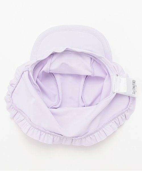 petit main / プティマイン 水着・スイムグッズ | 【SWIM】日除けつきフリルスイムキャップ | 詳細4