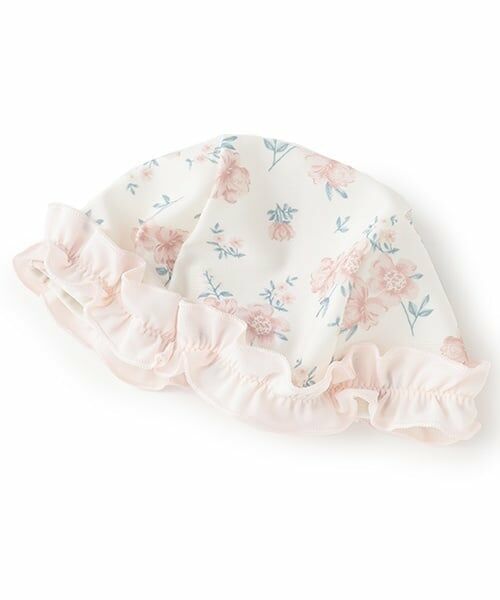 petit main / プティマイン 水着・スイムグッズ | 【SWIM】フリルスイムキャップ（ライト ピンク）