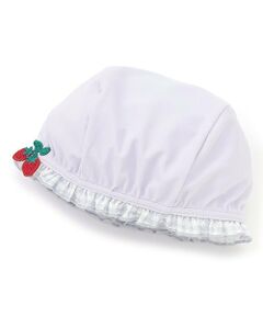 petit main / プティマイン 水着・スイムグッズ | 【SWIM】いちごフリルスイムキャップ