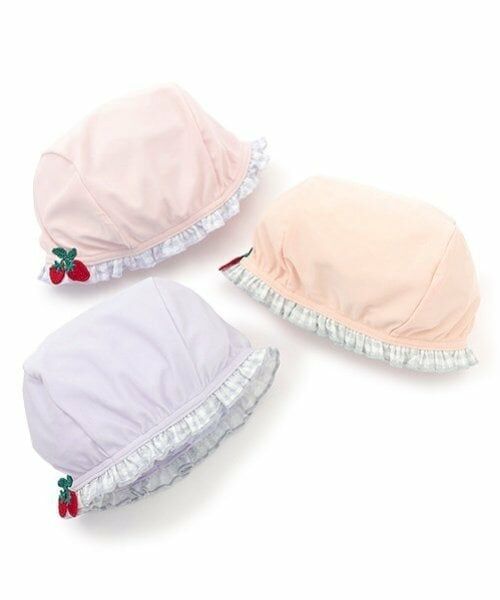 petit main / プティマイン 水着・スイムグッズ | 【SWIM】いちごフリルスイムキャップ | 詳細7